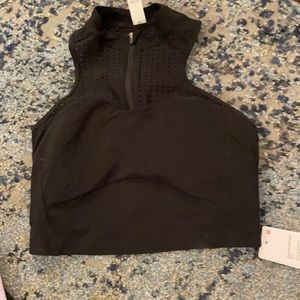 🆕lululemon Unleash Strength Zip Front Sport Black